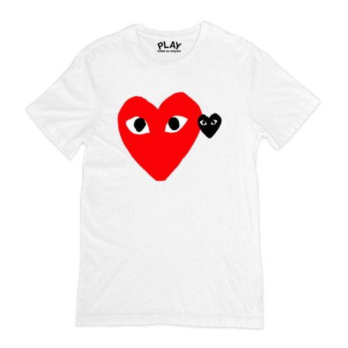 PLAY Comme des Garcons “2 hearts” T-shirt